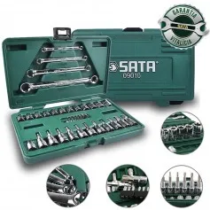 Jogo de soquetes e chaves E-Torx com 35 peças - ST09010SJ