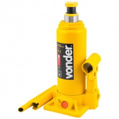 Macaco hidrulico tipo garrafa capacidade de 5 toneladas amarelo