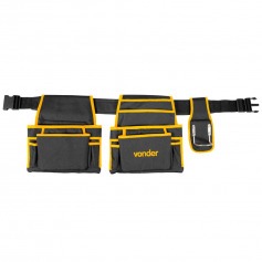 Cinto porta ferramentas em lona com 18 bolsos - CM 012 Cinto porta ferramentas em lona com 18 bolsos - CM 012