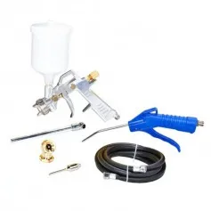 Kit de acessórios para compressor com 6 peças