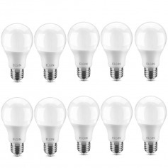 Kit 10 Lâmpadas led bulbo 6W 540 lúmens branca fria - A55 Kit 10 Lâmpadas led bulbo 6W 540 lúmens branca fria - A55