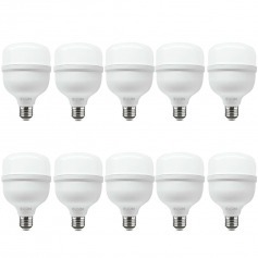 Kit 10 Lâmpadas led super bulbo 20W 1680 lúmens branca fria - A80 Kit 10 Lâmpadas led super bulbo 20W 1680 lúmens branca fria - A80