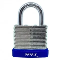 Cadeado em aço lâminado 40 mm com chave plana