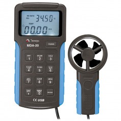Anemômetro digital 2 - 30 m/s com bolsa - MDA-20 Anemômetro digital 2 - 30 m/s com bolsa - MDA-20