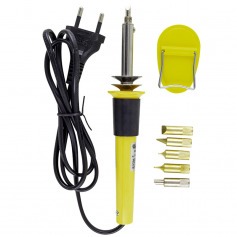Pirógrafo Ferro de solda 30 watts 2 m 1 com 5 pontas Pirógrafo Ferro de solda 30 watts 2 m 1 com 5 pontas