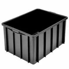 Caixa plástica 38L 54 x 36 x 27,5 cm sem tampa