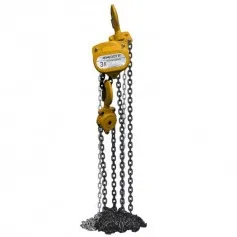 Talha manual com capacidade de 3000 kg e 3 metros de corrente - MTC 3.0T