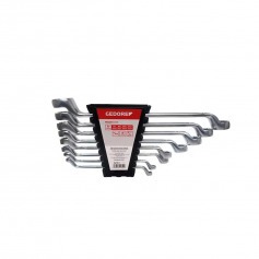 Jogo de chaves estrela 6 a 22 mm ao cromo vandio com 8 peas - R01185008