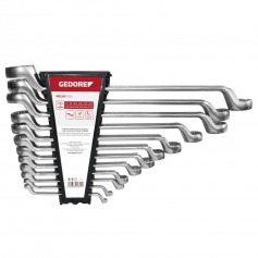 Jogo de chaves estrela 6 a 32 mm ao cromo vandio com 12 peas - R01185012