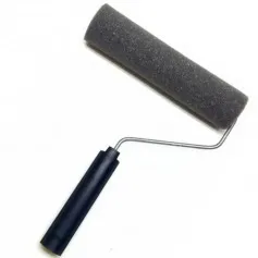 Rolo de espuma para pintura com suporte de 15 cm