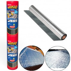 Fita manta asfáltica auto adesiva aluminizada multiuso 90 cm x 10 m - Vedatudo Fita manta asfáltica auto adesiva aluminizada multiuso 90 cm x 10 m - Vedatudo