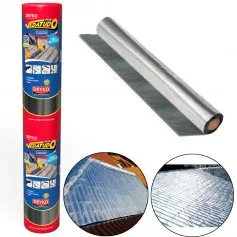 Fita manta asfáltica auto adesiva aluminizada multiuso 90 cm x 10 m - Vedatudo