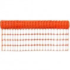 Tela tapume 1,2 x 50 m laranja