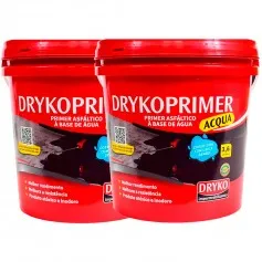 Kit 2 Primer asfáltico 3,6L para mantas e fitas asfálticas - DrykoPrimer