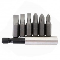 Jogo de bits com adaptador magntico 7 peas - 113929