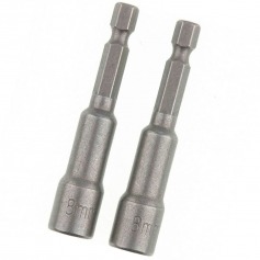 Jogo de soquete magntico 8 x 65 mm encaixe de 1/4