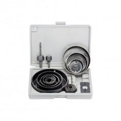 Jogo de serra copo para madeira 19 a 127 mm com 16 peças - 704729 Jogo de serra copo para madeira 19 a 127 mm com 16 peças - 704729