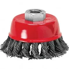 Escova de aço tipo copo torcida 3