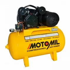 Compressor de ar 9 pés 100L 2 hp 140 libras monofásico - CMV-10PL/100A