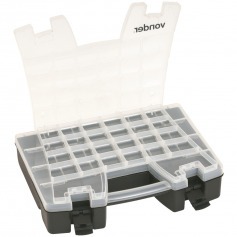 Organizador plástico com 34 compartimentos - OPV0200 Organizador plástico com 34 compartimentos - OPV0200