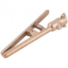 Garra negativa de bronze para solda 500A