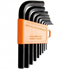 Jogo de chave allen 1,5 a 10 mm com 9 peas