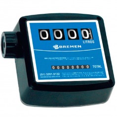 Medidor mecnico para leo diesel 20 a 120 L/min 4 dgitos - BRE44