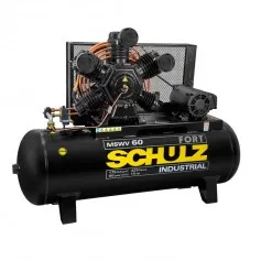 Compressor de ar 60 pés 425 litros 15 hp 175 lbs trifásico - Fort MSWV 60/425