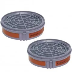 Cartucho p/ vapores orgânicos para respirador Jupiter 2 peças - M6000 A2