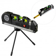 Nível a laser alcance de 6 metros com trena e tripé - NL6  Nível a laser alcance de 6 metros com trena e tripé - NL6
