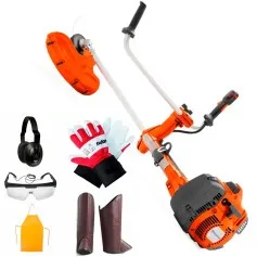 Roçadeira a gasolina 2,8 hp 45,7cc 2T 545RX + Kit de segurança