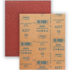 Folha de lixa para massa 225 x 275 mm - A257 Folha de lixa para massa 225 x 275 mm - A257