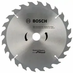 Disco de serra circular 184 mm x 20 mm com 24 dentes