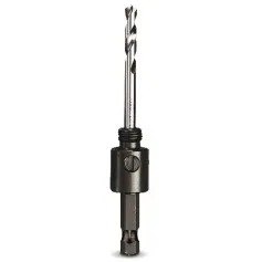 Suporte para serra copo de 14 a 30 mm com encaixe sextavado de 3/8
