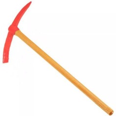 Picareta ponta e pá estreita com cabo de madeira 90 cm Picareta ponta e pá estreita com cabo de madeira 90 cm