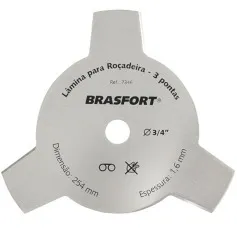 Lâmina para roçadeira 3 pontas 3 x 254 mm - 7347