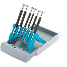 Jogo de chave de preciso fenda/phillips com 6 peas