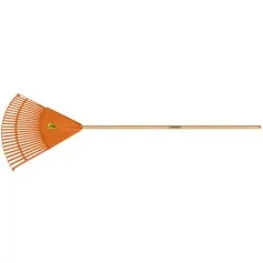 Vassoura plástica 26 dentes com cabo de 120 cm