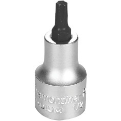 Soquete com ponta hexalobular T30 encaixe 1/2