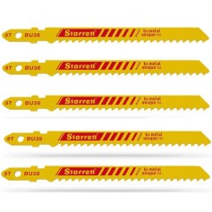 Lâmina serra tico tico 50 mm 8 dentes bimetal para madeira 5 peças - BU38 Lâmina serra tico tico 50 mm 8 dentes bimetal para madeira 5 peças - BU38
