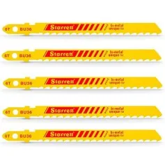 Lâmina para serra tico tico 50 mm 6 dentes com 5 peças - BU36