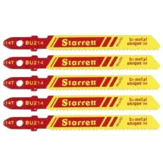 Lâmina para serra tico tico 50 mm 14 dentes 5 peças - BU214