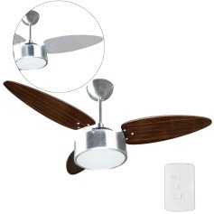 Ventilador de teto 3 pás em mdf dupla face - Fharo Ventilador de teto 3 pás em mdf dupla face - Fharo