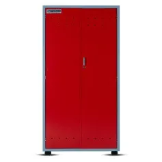 Armário para ferramentas com 4 prateleiras e 2 portas vermelho - RLL-110