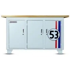 Bancada fechada com 3 portas Retrô 53 - RLL-203