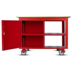Bancada móvel com 1 porta e 1 prateleira lateral - RLL-263