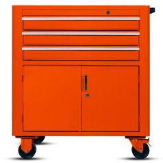 Carrinho para ferramentas com 3 gavetas e 2 portas