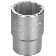 Soquete estriado 30 mm encaixe 3/4 Soquete estriado 30 mm encaixe 3/4