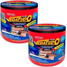 Kit 2 Fita adesiva reparadora uso geral 100 mm x 1,5 m - Vedatudo Ultradry