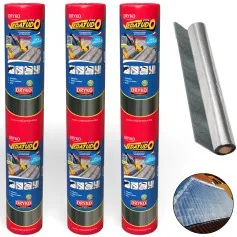 Kit 3 Fitas asfáltica auto adesiva aluminizada multiuso 60 cm x 10 m - Vedatudo